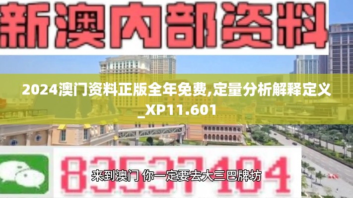 2024澳门资料正版全年免费,定量分析解释定义_XP11.601