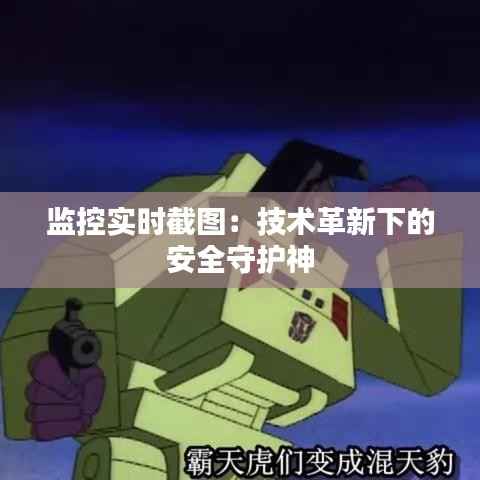 监控实时截图:技术革新下的安全守护神