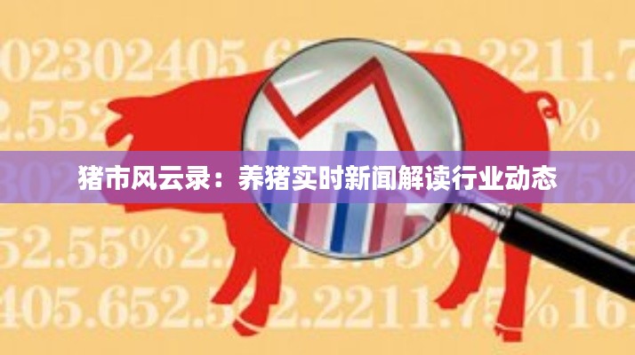 猪市风云录:养猪实时新闻解读行业动态