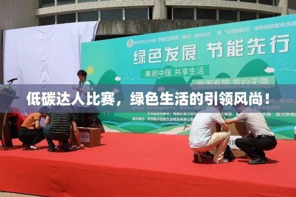 低碳达人比赛，绿色生活的引领风尚！