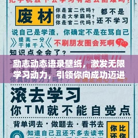 励志动态语录壁纸，激发无限学习动力，引领你向成功迈进！