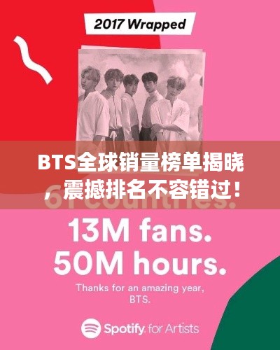BTS全球销量榜单揭晓,震撼排名不容错过!